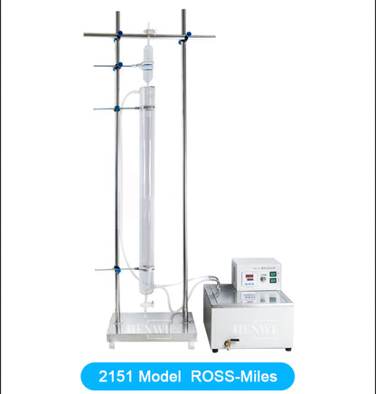 Henwi HWLD-Lab 2151 Ross-Miles Shampoo Dishwasher Paste Analysis Meter Foam Tester Water Bath Pot Circulation Heating Surface