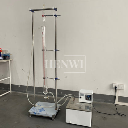 Henwi HWLD-Lab 2151 Ross-Miles Shampoo Dishwasher Paste Analysis Meter Foam Tester Water Bath Pot Circulation Heating Surface