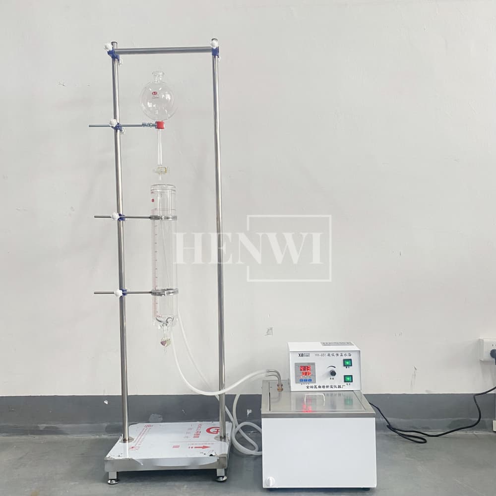 Henwi HWLD-Lab 2152 Ross-Miles Powder Detergent Liquid Detergent Soap Foaming Test Apparatus Surface Active Agent Analyzer