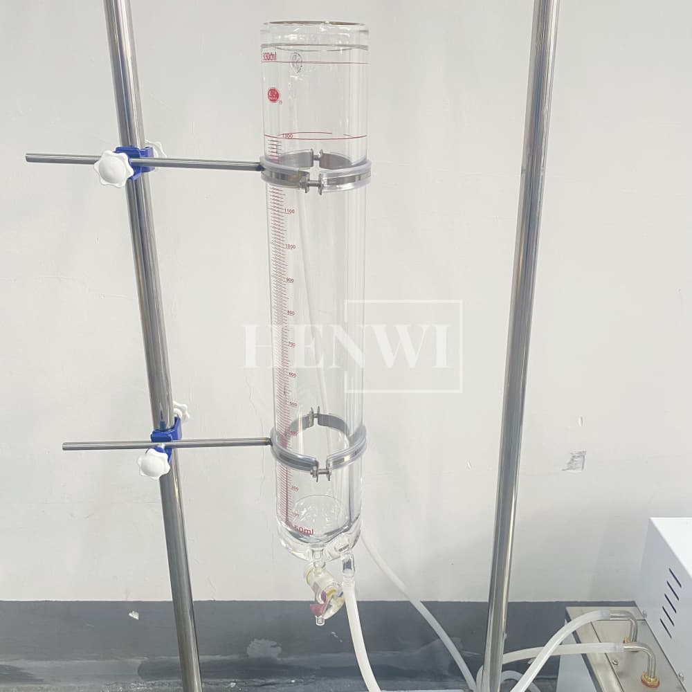 Henwi HWLD-Lab 2152 Ross-Miles Powder Detergent Liquid Detergent Soap Foaming Test Apparatus Surface Active Agent Analyzer