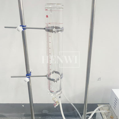 Henwi HWLD-Lab 2152 Ross-Miles Powder Detergent Liquid Detergent Soap Foaming Test Apparatus Surface Active Agent Analyzer