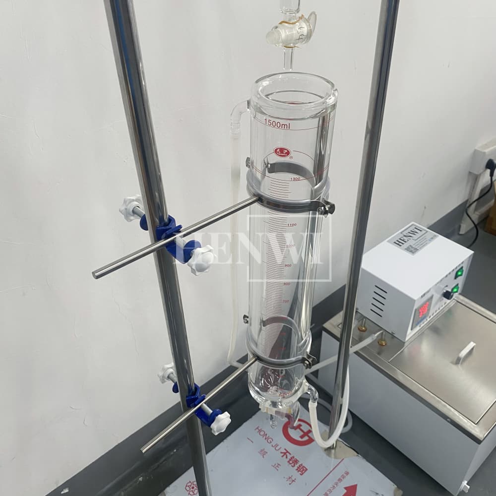 Henwi HWLD-Lab 2152 Ross-Miles Powder Detergent Liquid Detergent Soap Foaming Test Apparatus Surface Active Agent Analyzer