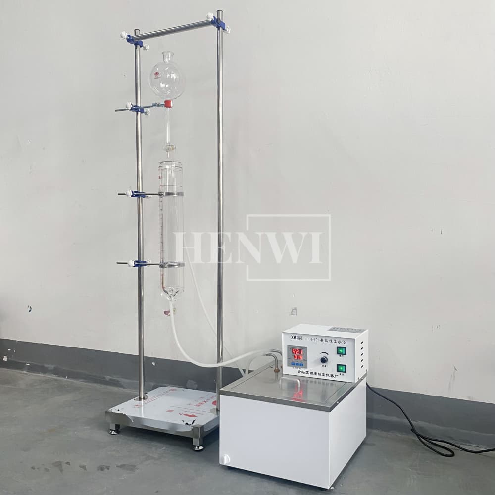 Henwi HWLD-Lab 2152 Ross-Miles Powder Detergent Liquid Detergent Soap Foaming Test Apparatus Surface Active Agent Analyzer