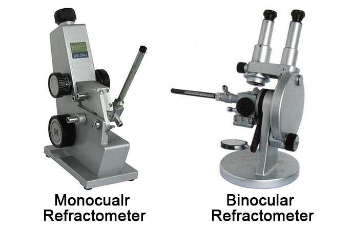 Henwi HWLD-Lab Abbe Refractometer Laboratory Digital Binocular Brix Optical Abbe Digital Refractometer