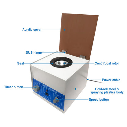 Henwi HWLD-Lab Electric Centrifuge Machine Hospitals Laboratories Low Speed Timing 80-1 80-2 Equipment Machine PRP Centrifuge