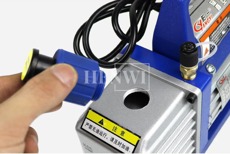 Henwi HWLD-Lab Vacuum Pump Vp145 110V 1/2 HP 5 Cfm Single Stage Rotary Vane HVAC High Performance Vacuum Pump for Air Conditioning