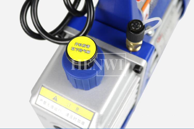 Henwi HWLD-Lab Vacuum Pump Vp145 110V 1/2 HP 5 Cfm Single Stage Rotary Vane HVAC High Performance Vacuum Pump for Air Conditioning