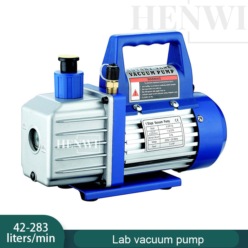 Henwi HWLD-Lab Vacuum Pump Vp145 110V 1/2 HP 5 Cfm Single Stage Rotary Vane HVAC High Performance Vacuum Pump for Air Conditioning