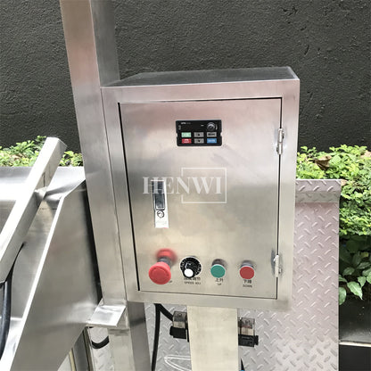 Henwi HWLD-30-300KG Lifting Homogenizer Drum Mixer Mobile Cosmetics Paint Syrup Electric Homogenizing Mixing Emulsifier Machine