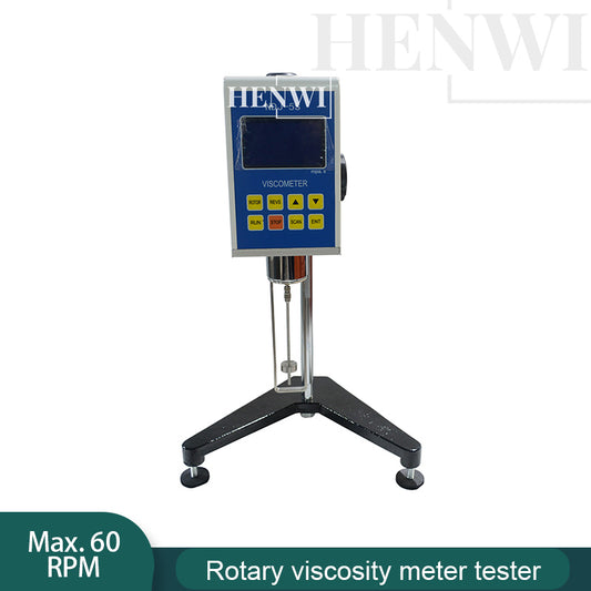 Henwi HWLD-Rotary Viscosity Meter Tester Apparatus Viscosity Test Digital Display Viscometer for Shampoo Cosmetics Lubricant Oil Rotation Testing