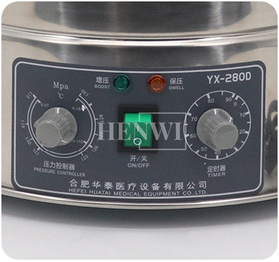 Henwi HWLD-18L 24L 30L Steam Autoclave Sterilization Pot Pet Veterinary Disinfection Equipment Portable Series Price Sterilizer Tank