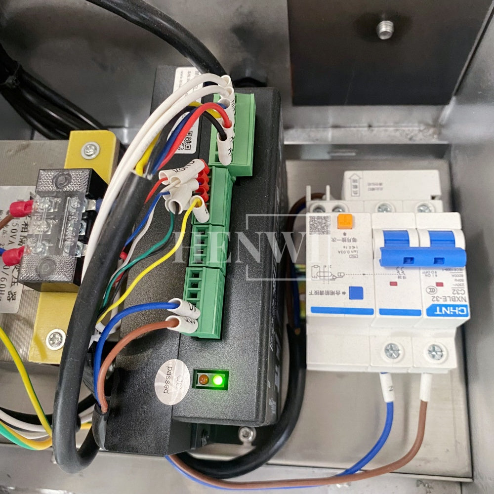 Henwi HWLM-MTF Automatic Mobile Bottle Jar Flat Top / Box Case Sides Labeller Machine Self-Adhesive Sticker Labeling Machine