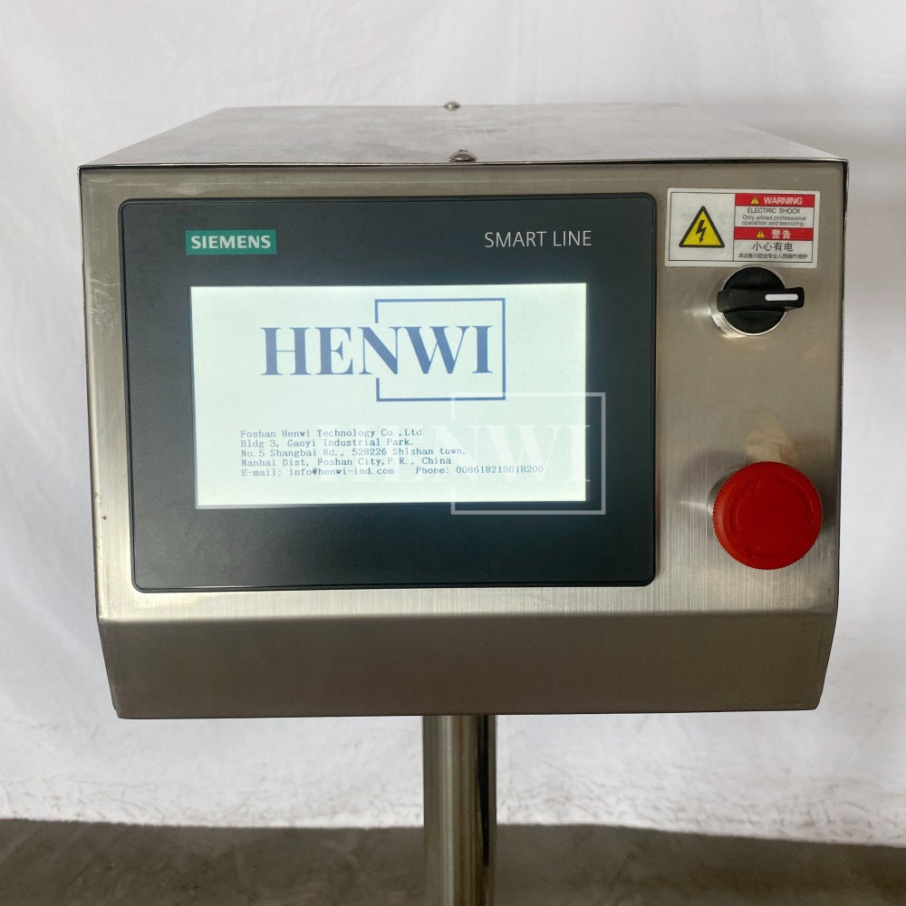 Henwi HWLM-MTF Automatic Mobile Bottle Jar Flat Top / Box Case Sides Labeller Machine Self-Adhesive Sticker Labeling Machine