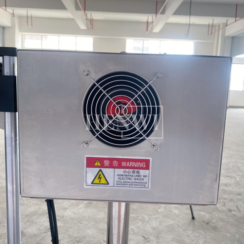 Henwi HWLM-MTF Automatic Mobile Bottle Jar Flat Top / Box Case Sides Labeller Machine Self-Adhesive Sticker Labeling Machine