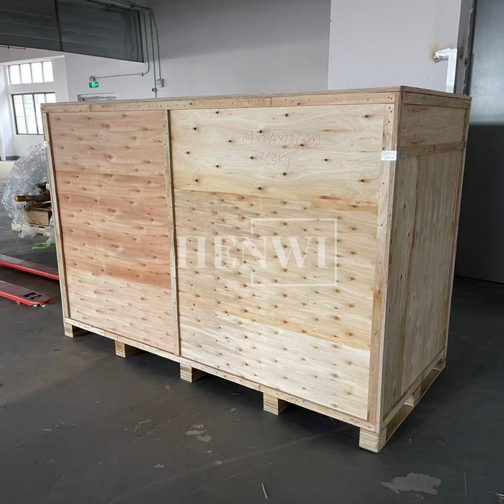 Henwi HWLM-RS 1 Side Automatic Round Bottle & Square Bottle One Side Labeller Machine Self-Adhesive Sticker Labeling Machine