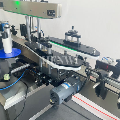 Henwi HWLM-RS 1 Side Automatic Round Bottle & Square Bottle One Side Labeller Machine Self-Adhesive Sticker Labeling Machine