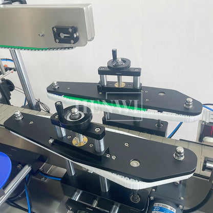 Henwi HWLM-RS 1 Side Automatic Round Bottle & Square Bottle One Side Labeller Machine Self-Adhesive Sticker Labeling Machine