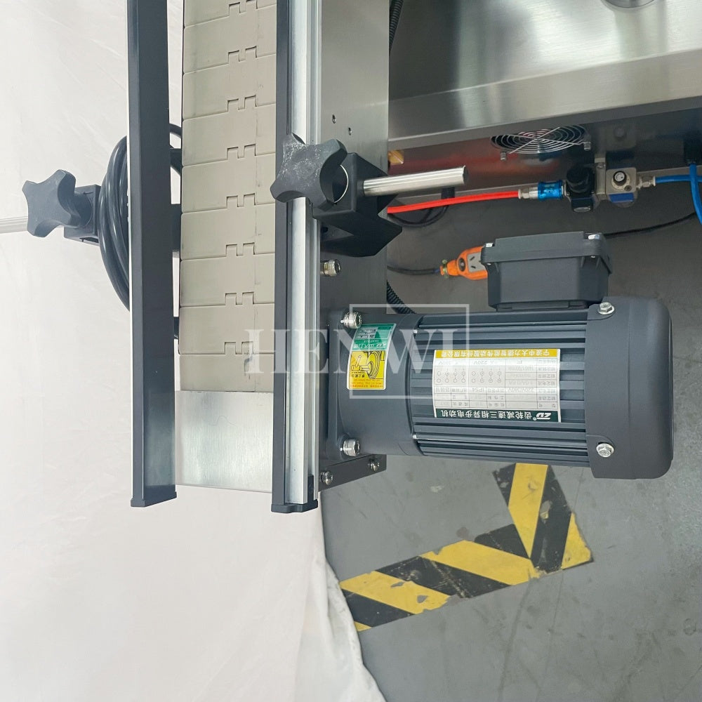 Henwi HWLM-RS 1 Side Automatic Round Bottle & Square Bottle One Side Labeller Machine Self-Adhesive Sticker Labeling Machine