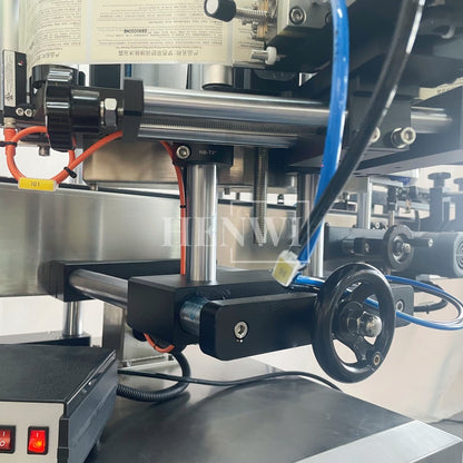 Henwi HWLM-RS 1 Side Automatic Round Bottle & Square Bottle One Side Labeller Machine Self-Adhesive Sticker Labeling Machine