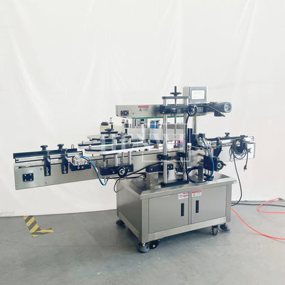 Henwi HWLM-RS 1 Side Automatic Round Bottle & Square Bottle One Side Labeller Machine Self-Adhesive Sticker Labeling Machine
