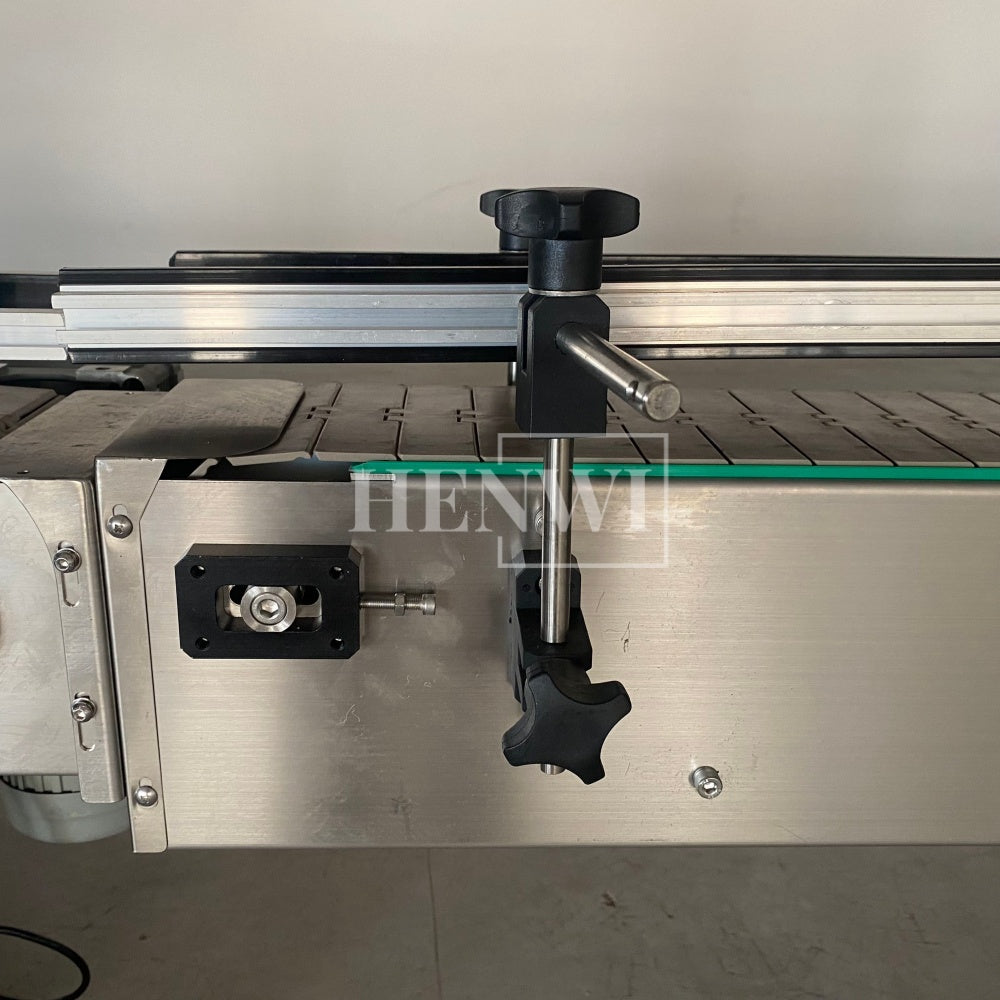 Henwi HWLM-RS Automatic Round Bottle & Square Bottle Double Side Labeller Machine Self-Adhesive Sticker Labeling Machine