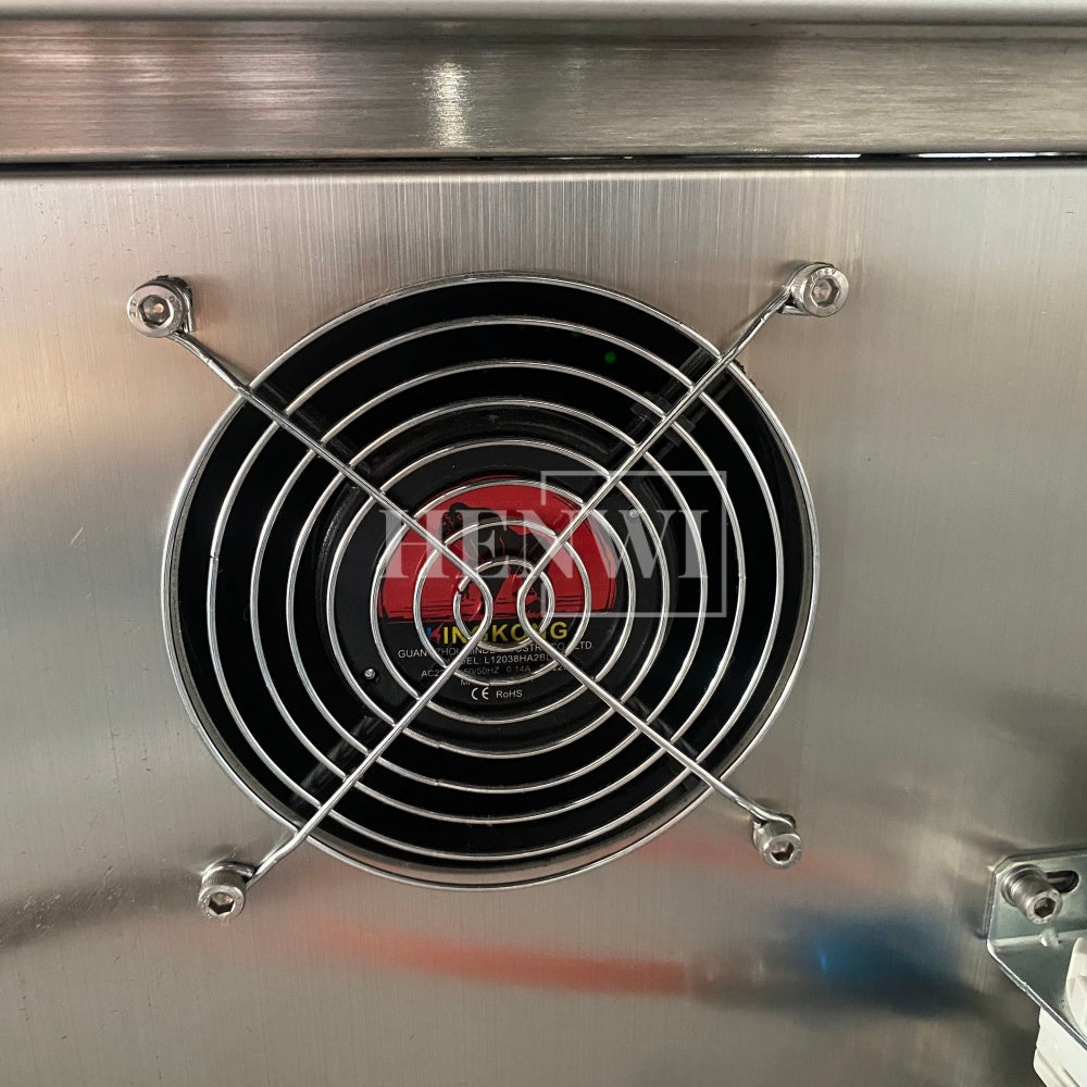 Henwi HWLM-RS Automatic Round Bottle & Square Bottle Double Side Labeller Machine Self-Adhesive Sticker Labeling Machine