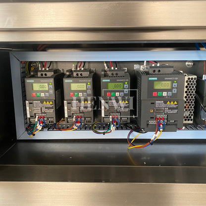 Henwi HWLM-RS Automatic Round Bottle & Square Bottle Double Side Labeller Machine Self-Adhesive Sticker Labeling Machine