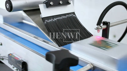 Henwi HWLM-S-TF Manual Bottle Jar Top Flat / Box Case Flank Side Labeller Machine Self-Adhesive Sticker Labeling Machine