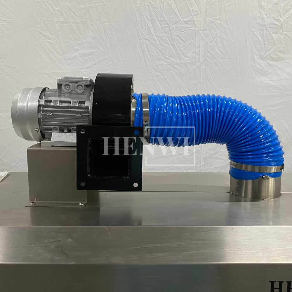 Henwi HWLM-Bottle Sleeve Dropping Wrapping Shrinking Machine Plastic Glass Beer Bottle Jar Pop Can Tin Sleeve Labeling Steam Shrinking Machine