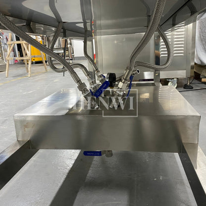 Henwi HWLM-Bottle Sleeve Dropping Wrapping Shrinking Machine Plastic Glass Beer Bottle Jar Pop Can Tin Sleeve Labeling Steam Shrinking Machine