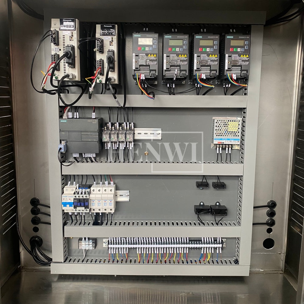 Henwi HWLM-Bottle Sleeve Dropping Wrapping Shrinking Machine Plastic Glass Beer Bottle Jar Pop Can Tin Sleeve Labeling Steam Shrinking Machine