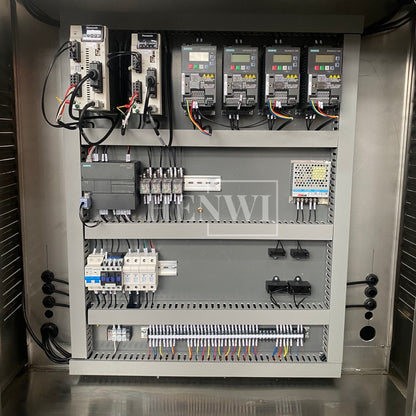 Henwi HWLM-Bottle Sleeve Dropping Wrapping Shrinking Machine Plastic Glass Beer Bottle Jar Pop Can Tin Sleeve Labeling Steam Shrinking Machine