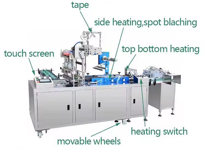 Henwi HWMB-Full Automatic 3D Cellophane Film Wrapping Machine Cosmetics Snack Box Transparent BOPP Film Overwrapping Packing Machine