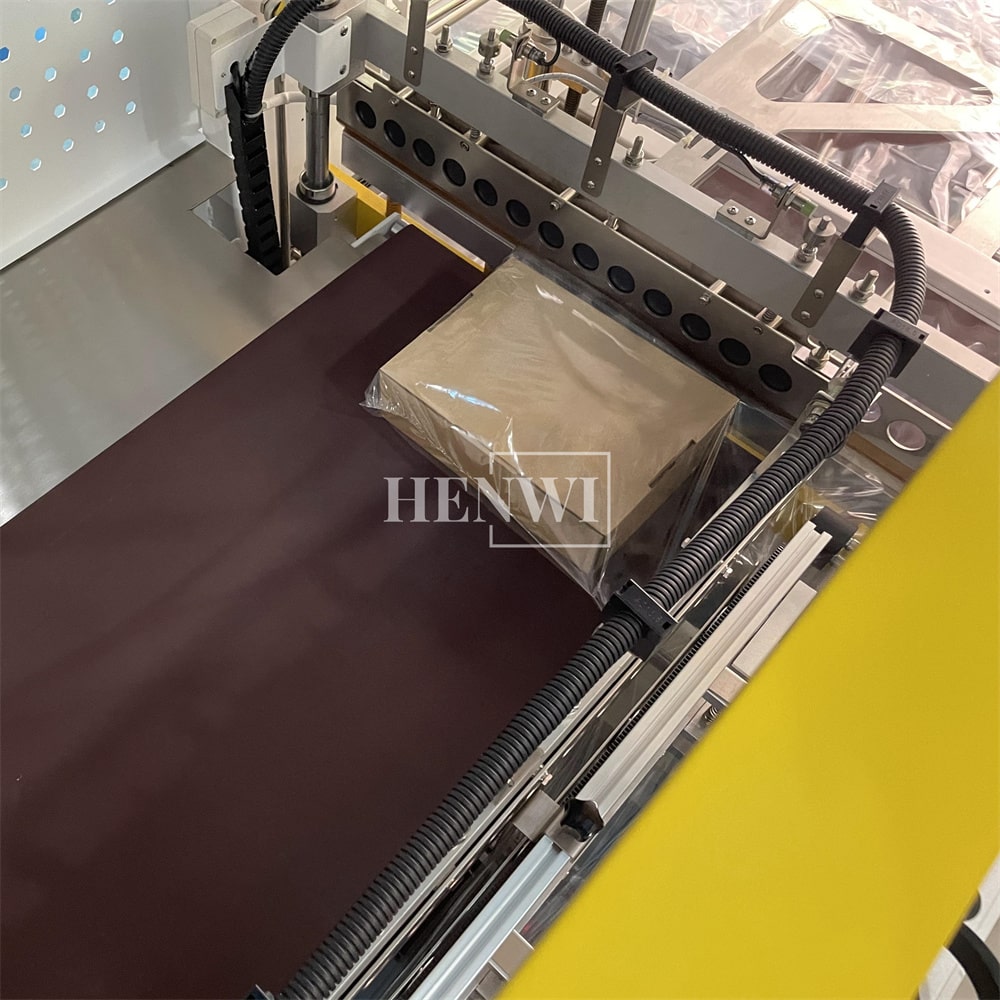 Henwi HWMB-L Model POF Film Wrapping Cutting Sealing Machine With Shrinking Tunnel