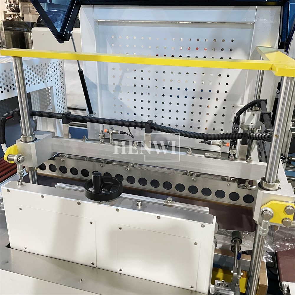 Henwi HWMB-L Model POF Film Wrapping Cutting Sealing Machine With Shrinking Tunnel