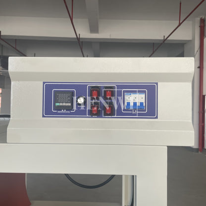 Henwi HWMB-Sleeve LDPE Film Labels Wrapping Sealing Shrinking Machine Sleeve Model Film Overwrapping Cutting Sealing Machine Plastic Glass Beer Bottle Film Packaging Heating Shrinking Machine