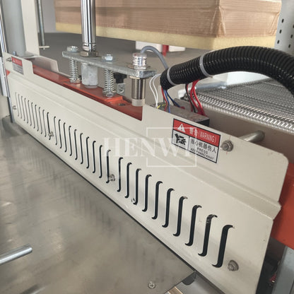 Henwi HWMB-Sleeve LDPE Film Labels Wrapping Sealing Shrinking Machine Sleeve Model Film Overwrapping Cutting Sealing Machine Plastic Glass Beer Bottle Film Packaging Heating Shrinking Machine