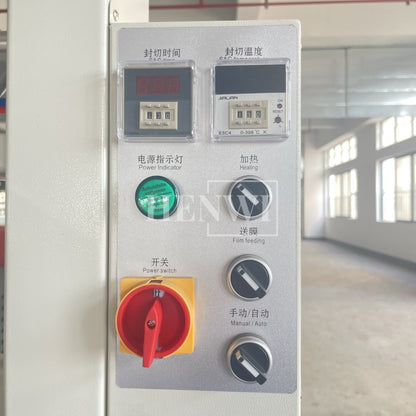 Henwi HWMB-Sleeve LDPE Film Labels Wrapping Sealing Shrinking Machine Sleeve Model Film Overwrapping Cutting Sealing Machine Plastic Glass Beer Bottle Film Packaging Heating Shrinking Machine