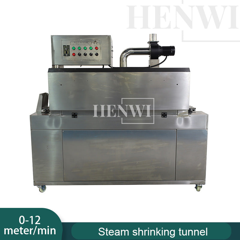 Henwi HWMB-Steam Heating Shrinking Tunnel PE PP POF PVC PET PA OPS Film Steam Shrink Machine Equipment Shrinker