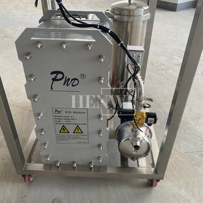 Henwi HWRO-EDI Module 500-2000L/H Electro-Deionization Ultrapure Water Purification Treatment Equipment Pure Water Making Machine Water Purifying Device