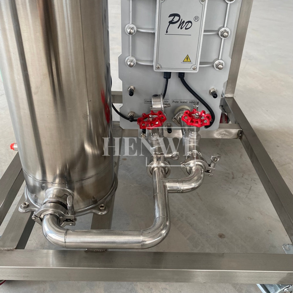 Henwi HWRO-EDI Module 500-2000L/H Electro-Deionization Ultrapure Water Purification Treatment Equipment Pure Water Making Machine Water Purifying Device