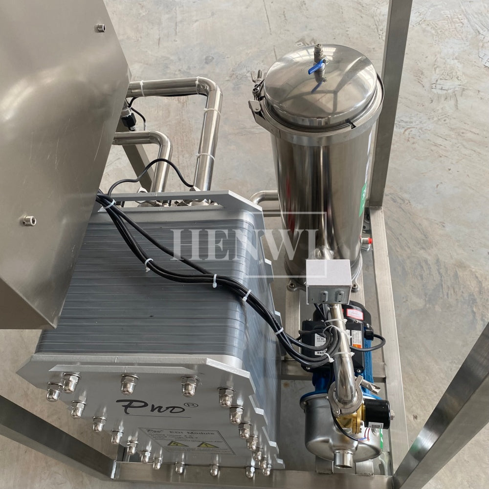 Henwi HWRO-EDI Module 500-2000L/H Electro-Deionization Ultrapure Water Purification Treatment Equipment Pure Water Making Machine Water Purifying Device