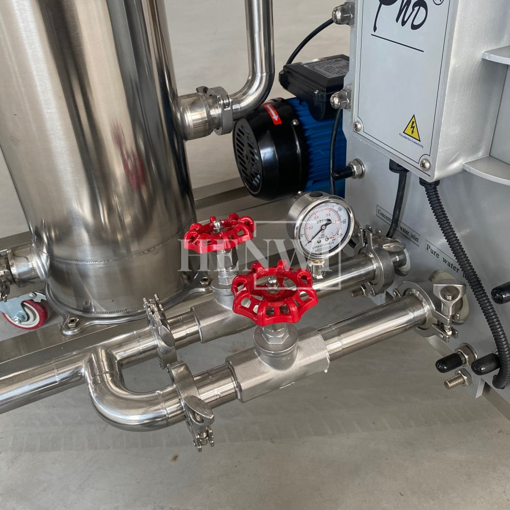 Henwi HWRO-EDI Module 500-2000L/H Electro-Deionization Ultrapure Water Purification Treatment Equipment Pure Water Making Machine Water Purifying Device