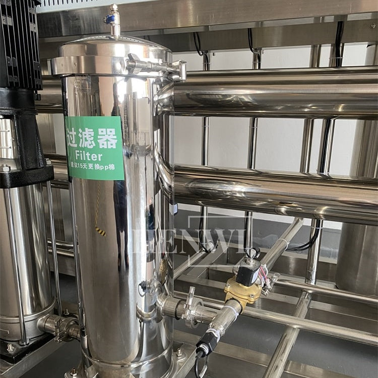 Henwi HWRO-Single Stage-1000-2000L/H-SUS Reverse Osmosis Water Purification Treatment Equipment Pure Water Making Machine Water Purifying Device
