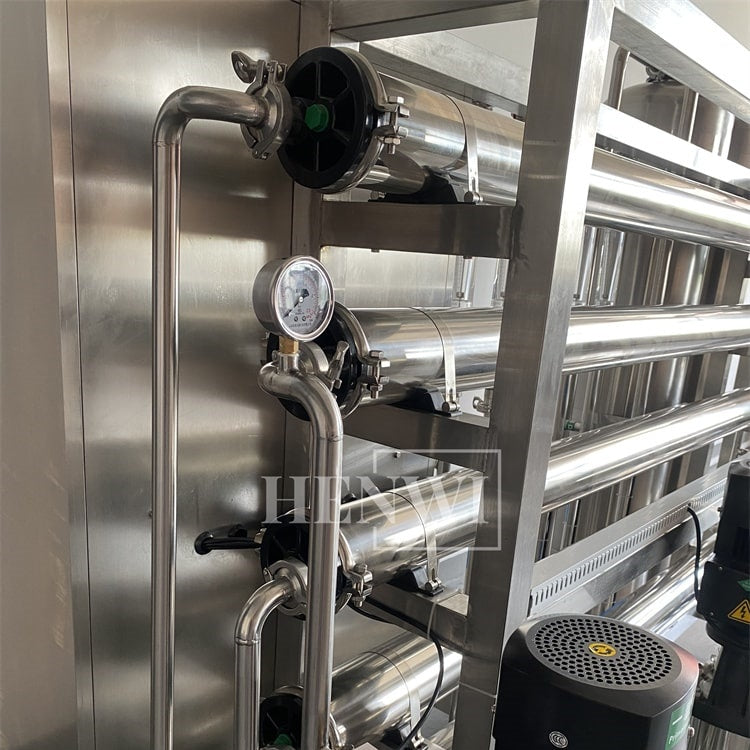 Henwi HWRO-Single Stage-1000-2000L/H-SUS Reverse Osmosis Water Purification Treatment Equipment Pure Water Making Machine Water Purifying Device