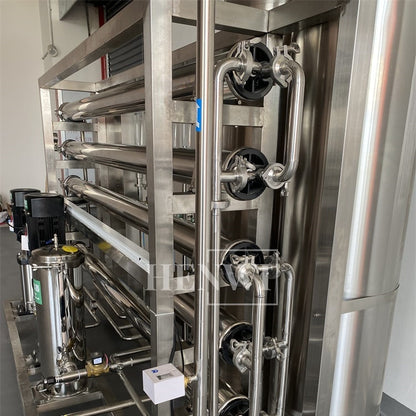 Henwi HWRO-Single Stage-1000-2000L/H-SUS Reverse Osmosis Water Purification Treatment Equipment Pure Water Making Machine Water Purifying Device