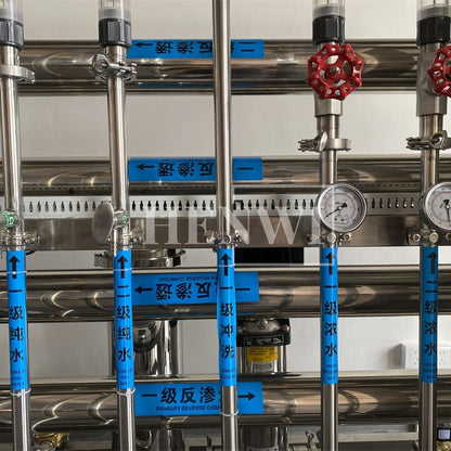 Henwi HWRO-Single Stage-1000-2000L/H-SUS Reverse Osmosis Water Purification Treatment Equipment Pure Water Making Machine Water Purifying Device