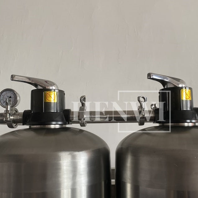 Henwi HWRO-Single Stage-1000-2000L/H-SUS Reverse Osmosis Water Purification Treatment Equipment Pure Water Making Machine Water Purifying Device