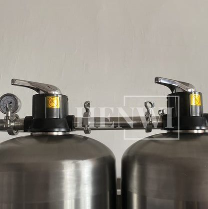 Henwi HWRO-Single Stage-1000-2000L/H-SUS Reverse Osmosis Water Purification Treatment Equipment Pure Water Making Machine Water Purifying Device