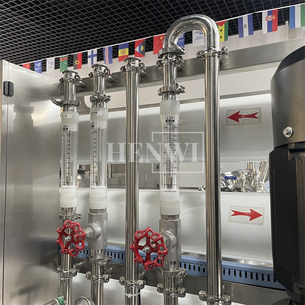 Henwi HWRO-Single Stage-3000-10000L/H-SUS Reverse Osmosis Water Purification Treatment Equipment Pure Water Making Machine Water Purifying Device